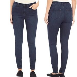 Ellen Tracy Dark Wash Refined Mid Rise Skinny Jeans Sz 10
